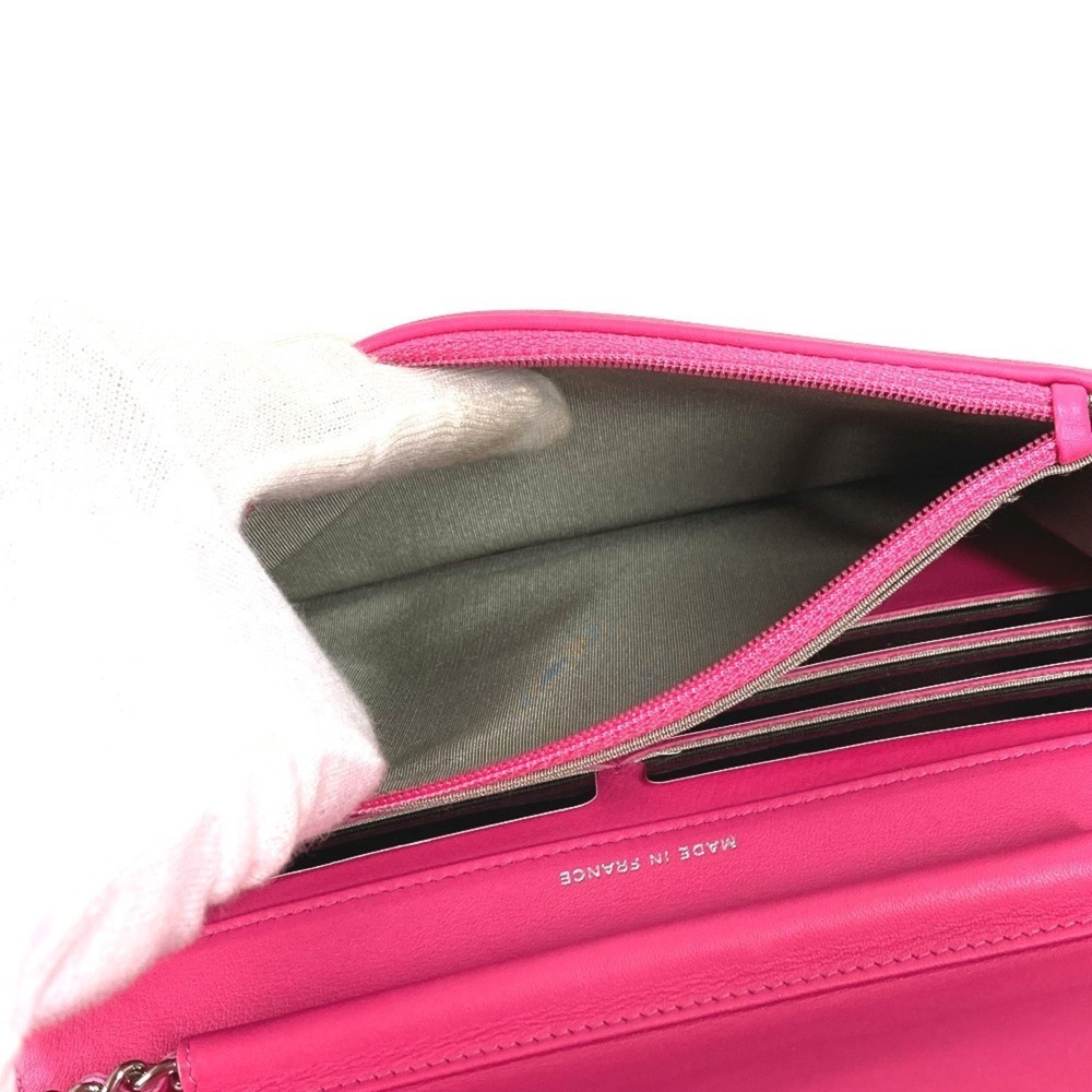 CHANEL Authentic Pink Leather Wallet - Picture 14 of 16